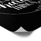 Mela Motivatie workout Design Ik kan hard Th Poster (Hoek)