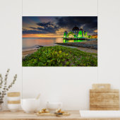 Melaka tijdens Sunset | Masjid Selat Poster (Keuken)