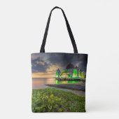 Melaka tijdens Sunset | Masjid Selat Tote Bag (Achterkant)