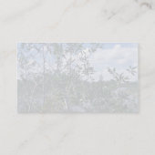 Melaleuca in moerasgebied visitekaartje (Achterkant)