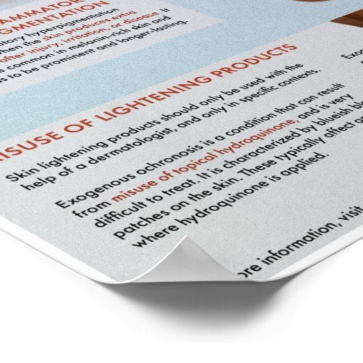 Melalogic Skin Lightening Medical Poster (Hoek)