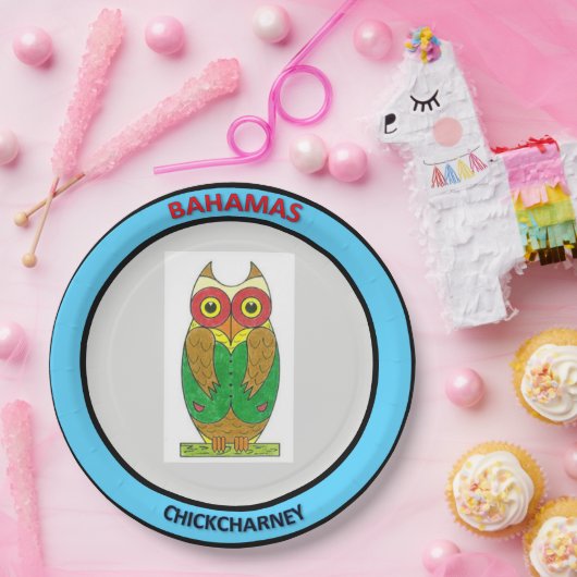Melamine Bord Chickcharnie Bahamas (Feest)