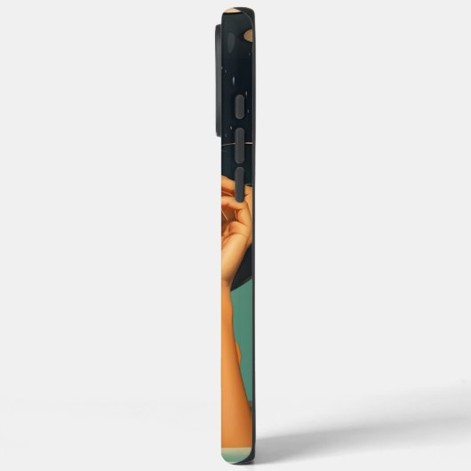  melanated beauty Case-Mate iPhone case (Achterkant / Links)