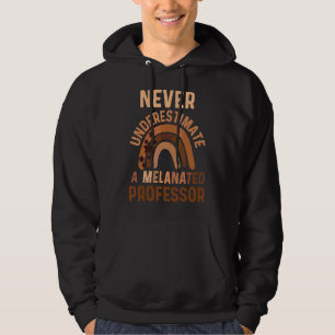 Melanated Black Educator College Professor Bohemia Hoodie