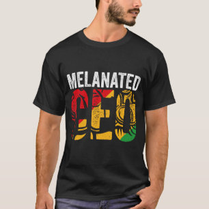 Melanated CEO Design voor Vrouwen Mannen Black Bus T-shirt
