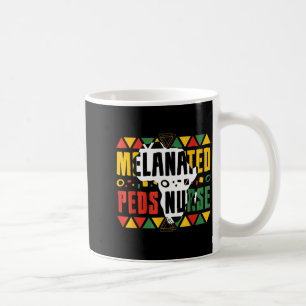 Melanated Peds-verpleegster Zwarte Geschiedenis Ma Koffiemok