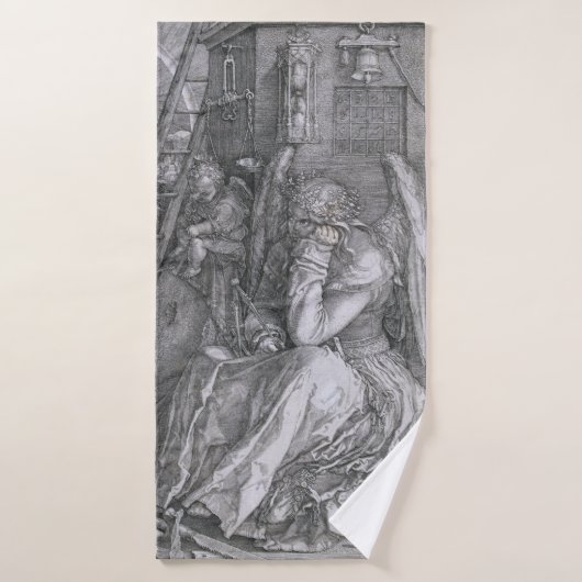 Melancholia, Albrecht Durer Badhanddoek (Badhanddoek)