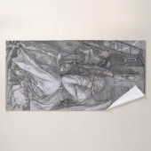 Melancholia, Albrecht Durer Badhanddoek (Badhanddoek)