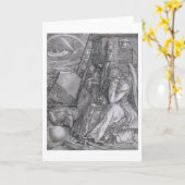 Melancholia, Albrecht Durer Kaart (Gele Bloem)