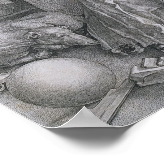 Melancholia, Albrecht Durer Poster (Hoek)