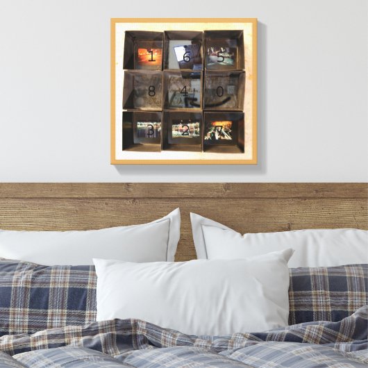 Melancholia Hors Propos van Pascale Baud Canvas Afdruk (Insitu (Slaapkamer))