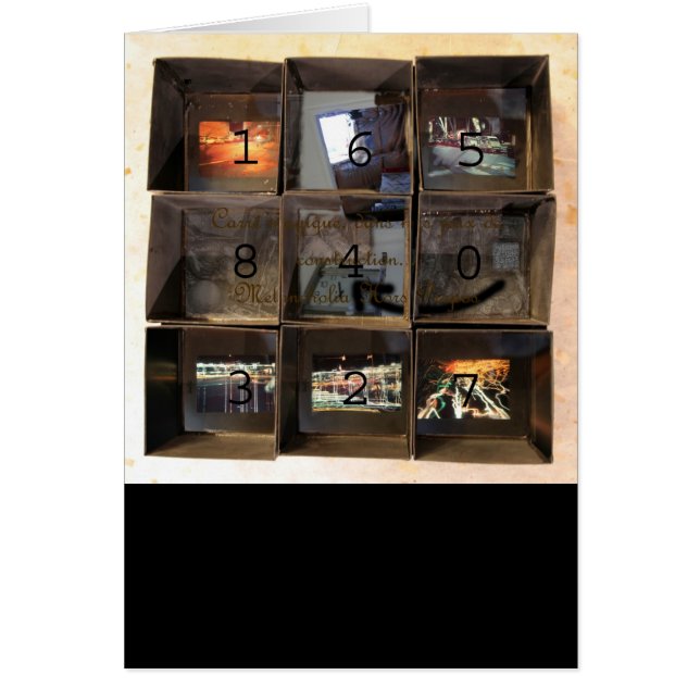 Melancholia Hors Propos van Pascale Baud Kaart (Voorkant)