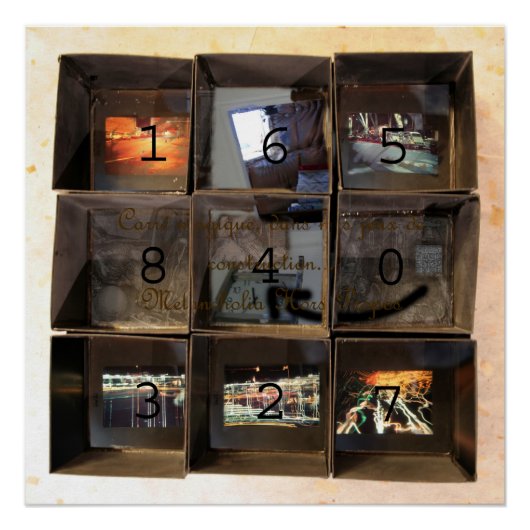 Melancholia Hors Propos van Pascale Baud Poster (Voorkant)