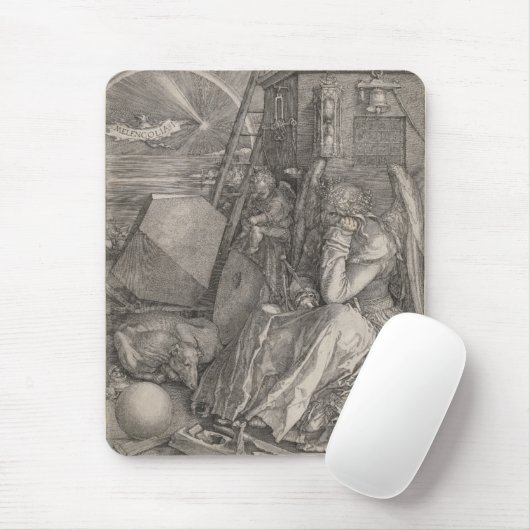 Melancholia I, graving door Albrecht Durer Muismat (Met muis)