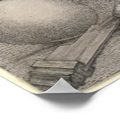 Melancholia I, graving door Albrecht Durer Poster (Hoek)