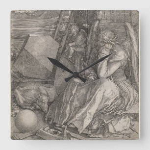 Melancholia I, graving door Albrecht Durer Vierkante Klok