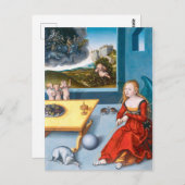 Melancholia | Lucas Cranach de Ouder | Briefkaart (Voorkant / Achterkant)