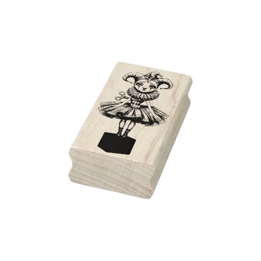 Melancholic Harlequin  Rubberstempel (Stempel)