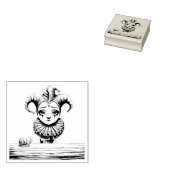 Melancholic Harlequin  Rubberstempel (Gestempeld)