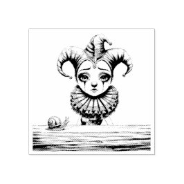 Melancholic Harlequin  Rubberstempel