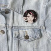 Melancholic Star Child Button (In situ)