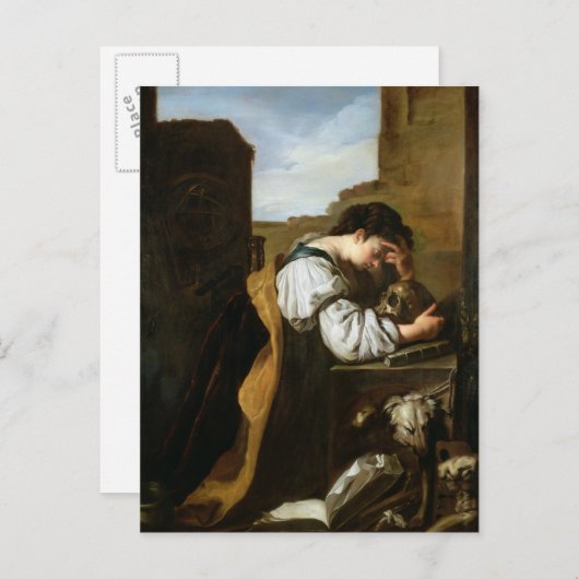 Melancholie Briefkaart (Voorkant / Achterkant)