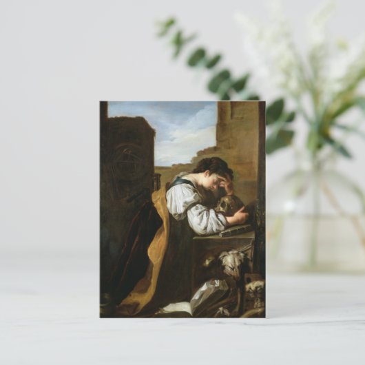 Melancholie Briefkaart (Staand voorkant)