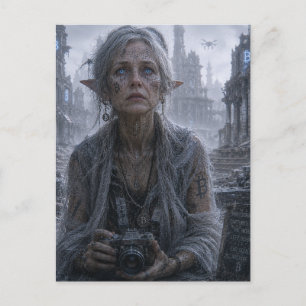Melancholie / Fotograaf / Verlaten Stad Briefkaart