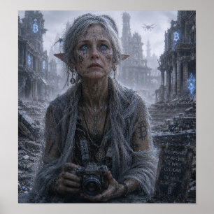 Melancholie / Fotograaf / Verlaten Stad Poster