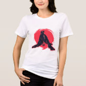 Melancholie x Raven Tri-Blend Shirt (Voorkant)