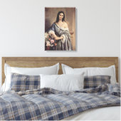 Melancholieke Thoughts (Foto van Francesco Hayez ) Canvas Afdruk (Insitu (Slaapkamer))