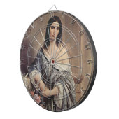 Melancholieke Thoughts (Foto van Francesco Hayez ) Dartbord (Voorkant Rechts)