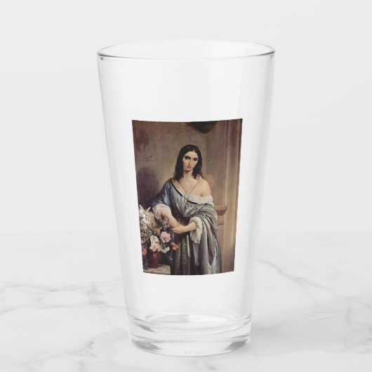 Melancholieke Thoughts (Foto van Francesco Hayez ) Glas (Voorkant)