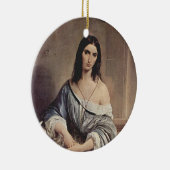 Melancholieke Thoughts (Foto van Francesco Hayez ) Keramisch Ornament (Rechts)