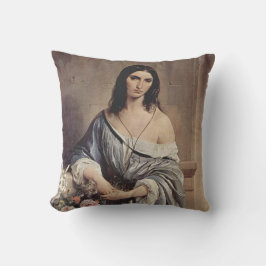 Melancholieke Thoughts (Foto van Francesco Hayez ) Kussen