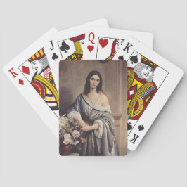 Melancholieke Thoughts (Foto van Francesco Hayez ) Pokerkaarten