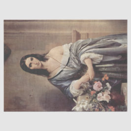 Melancholieke Thoughts (Foto van Francesco Hayez ) Tissuepapier