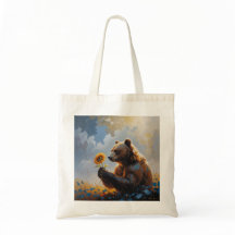 Melancholisch Beer olieverfschilderij | Dromerige 