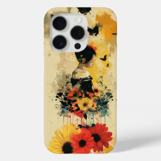 melancholisch meisje iPhone 15 pro case