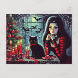 Melancholische Feestdagen Briefkaart