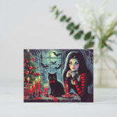 Melancholische Feestdagen Briefkaart (Staand voorkant)