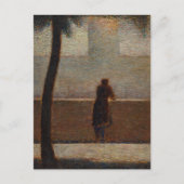 Melancholische Georges Seurat Schilderkunst Briefkaart (Voorkant)