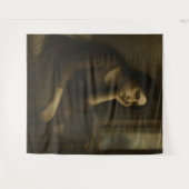 Melancholische reflectie - tijdloze klassieke poor wandkleed (Voorkant (horizontaal))