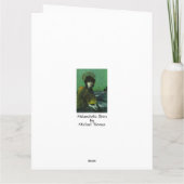 Melancholische Siren Groeten Kaart (Achterkant)