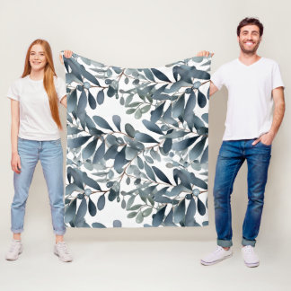 Melancholische tuin fleece deken
