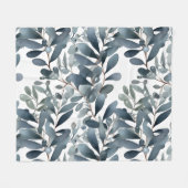 Melancholische tuin fleece deken (Voorkant (Horizontaal))