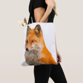 Melancholische vos tote bag (Dichtbij)