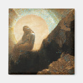 Melancholy 1876 van Odilon Redon Magneet (Voorkant)