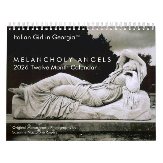 Melancholy Angels - 2026 Twelve Month Calendar Kalender (Hoes)