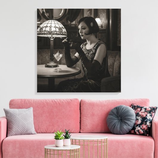 Melancholy, by Natasha Us Canvas Afdruk (Insitu (Woonkamer))